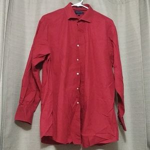 Red Mens Button Down Shirt